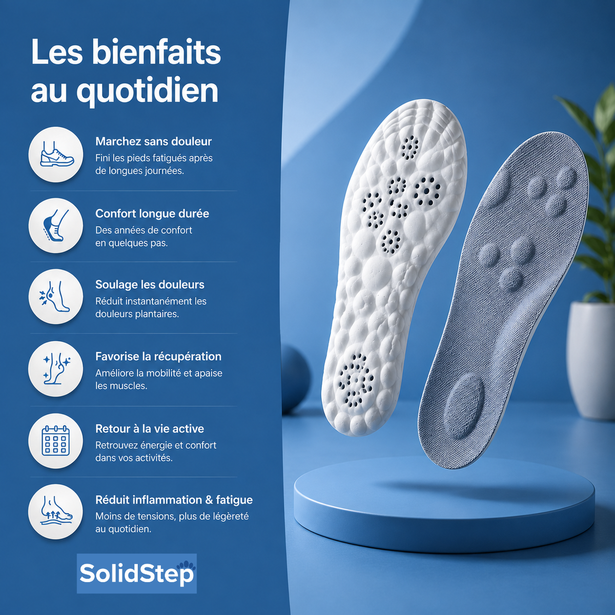 Vos chaussures ne sont pas le problème. Vos semelles le sont.